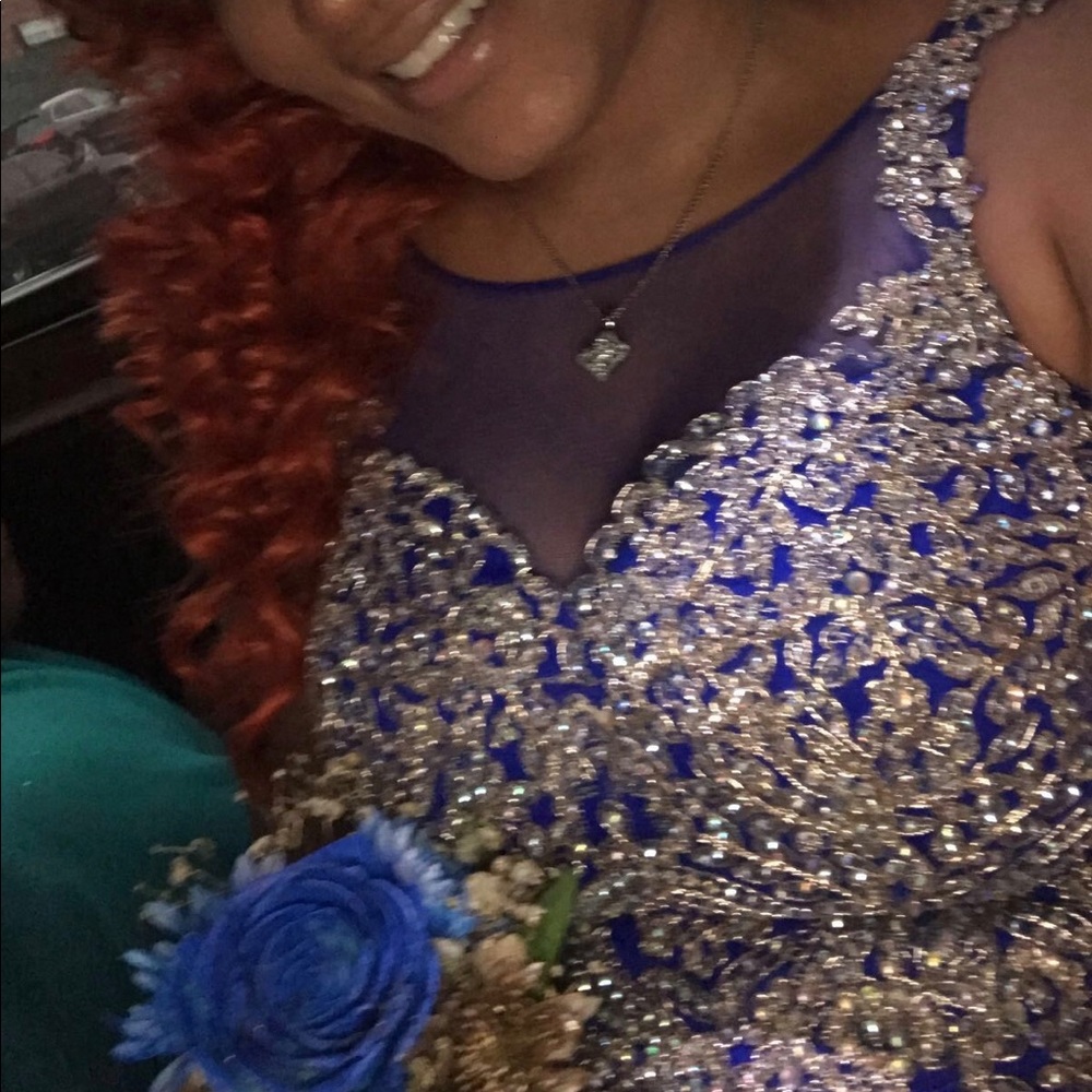 Prom royal blue dress